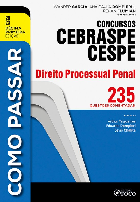 Como passar concursos CEBRASPE -Direito Processual Penal - cover