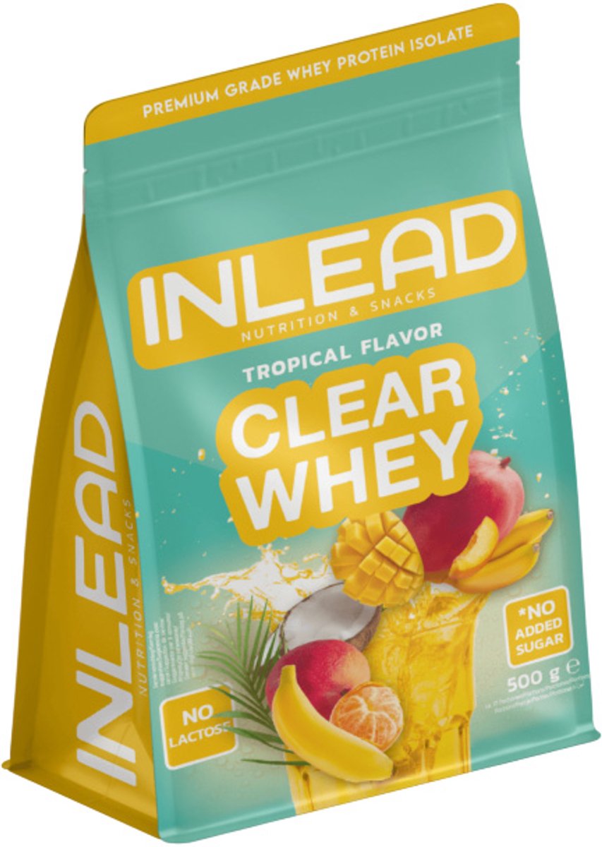 Inlead Clear Whey (500g) Tropical - Eiwitten - Helder eiwit