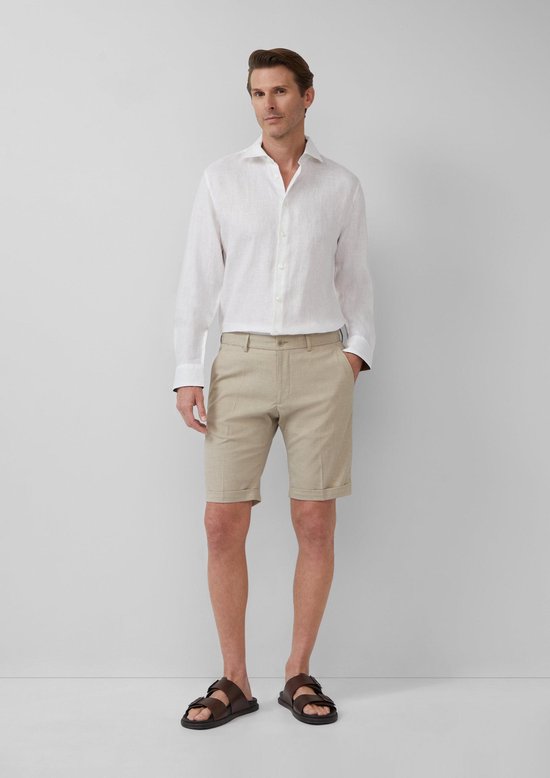 s.Oliver BERMUDA - Pantalon de survêtement - sandstein/beige
