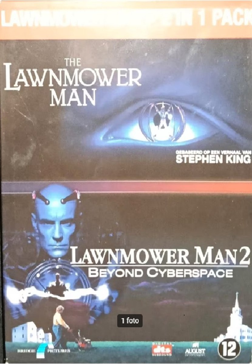 Lawnmower man 1 en Lawnmower man 2 beyond Cyberspace