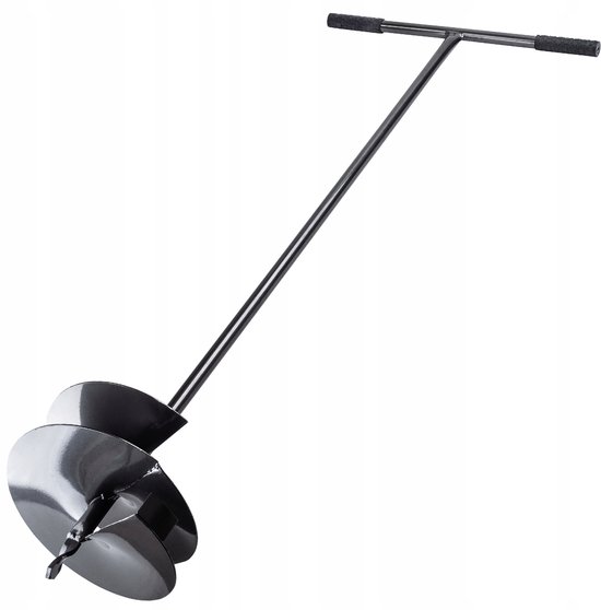 KADAX Handboor, grondboor van metaal, grondboor, paalboor, plantenboor, paalboor voor tuin, planten, handboor, spiraalboor, grondboor, 250 mm van Merkloos	 — afbeelding 2