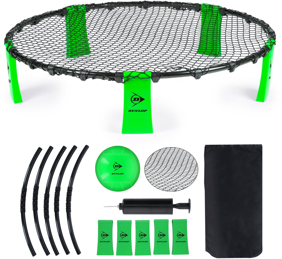 Dunlop Spyderball - 90 x 20 CM - Incl. Net Frame Poten Bal Pomp en Reistas - Max. 4 Spelers