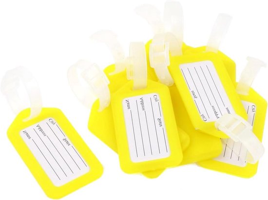 6 stuks kofferhangers, naamplaatje, waterdichte kofferhangers, vliegreizen, adreslagels, koffer, reis-bagagelabel, identificeren, etiket voor reistas, koffer (6 kleuren 6 stuks kofferhangers, naamplaatje, waterdichte kofferhangers, vliegreizen, adreslagels, koffer, reis-bagagelabel, identificeren, etiket voor reistas, koffer (6 kleuren