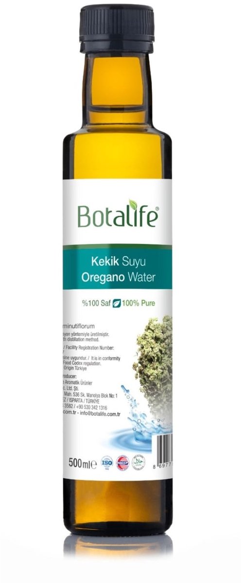 Botalife - Tijmwater - Kekik Suyu - Natuurlijke fermentatie - %100 Puur - 500 ml
