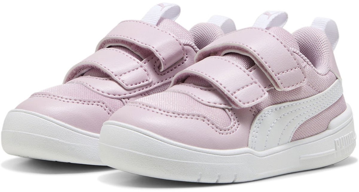 Puma Multiflex Mesh V Schoenen Jongens Meisjes Wit
