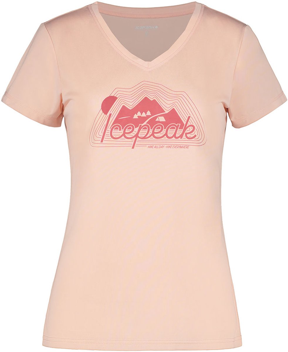 Icepeak Burnham T-shirt Met Korte Mouwen Vrouw Roze