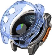 Stravo Soft Case Sport Hoesje voor Garmin Fenix 8 43mm – TPU Beschermhoes / Case – Flexibele Bescherming voor Garmin Smartwatch – Blauw