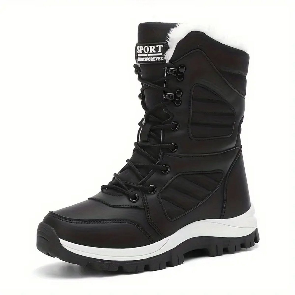 Bovista Snowboots Dames Sneeuwschoenen Snowboots Wintersport Ski Gadgets Zwart