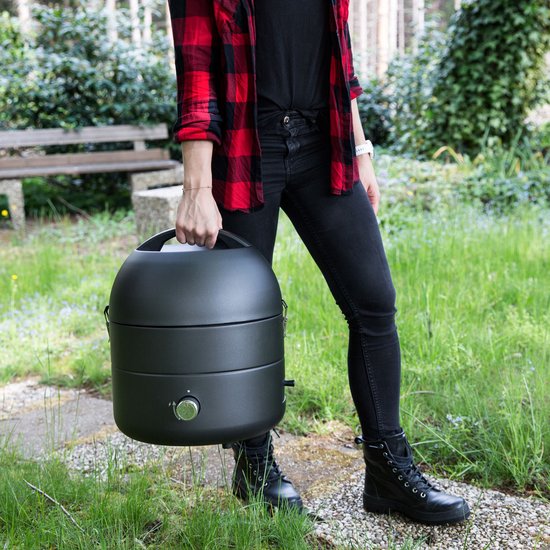 TAINO Grill-to-Go draagbare gasgrill - campinggrill voor onderweg zwart — afbeelding 3