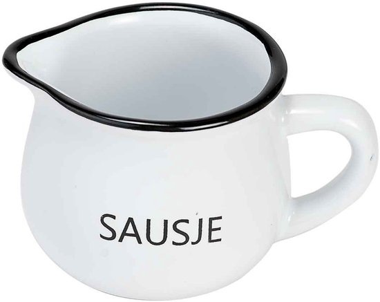 Wilmax WL-995005/A Porseleinen melkkannetje, wit, 200 ml capaciteit