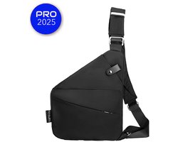 Secubag Schoudertas - Anti Diefstal Tas Dames - Reistas Handbagage - Vakantie - Vliegtuig - Handbagage Tas - Explore Plus Smart Carry - Waterdichte Tas - Roolo Bag Cross Overanti Diefstal