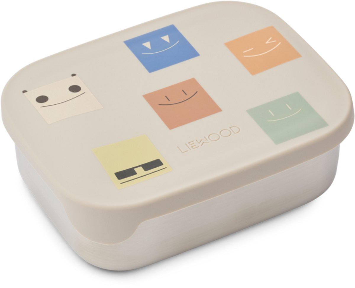 Liewood Arthur Printed Lunchbox 900 ml Smiley / Sandy