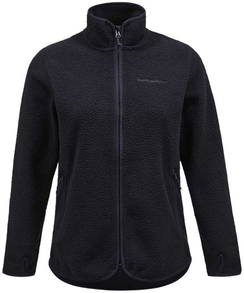 Peak Performance Pile Fleece Zwart L Vrouw