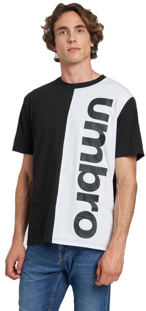 Umbro Gemini T-shirt Met Korte Mouwen Wit,Zwart L Man