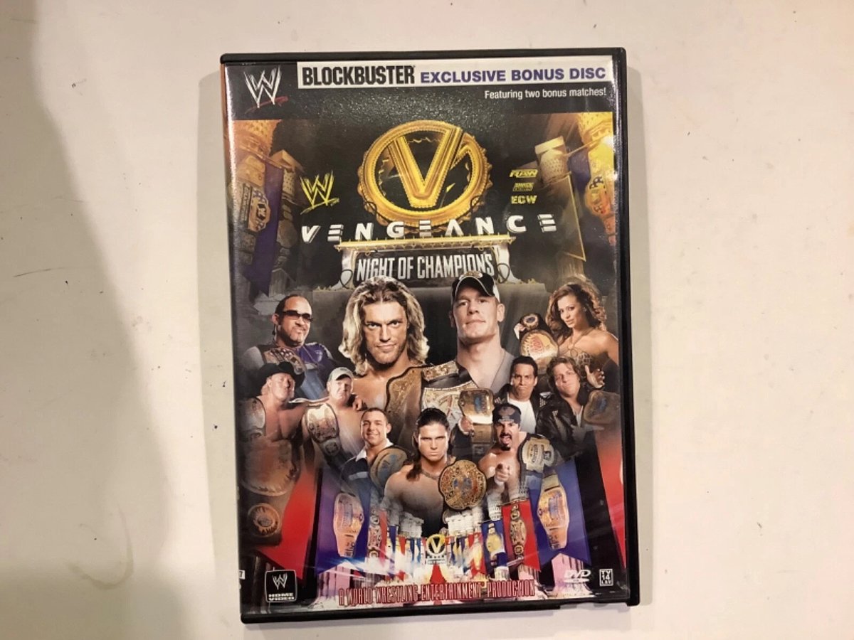 DVD WWE: Vengeance 2007 Night of Champions