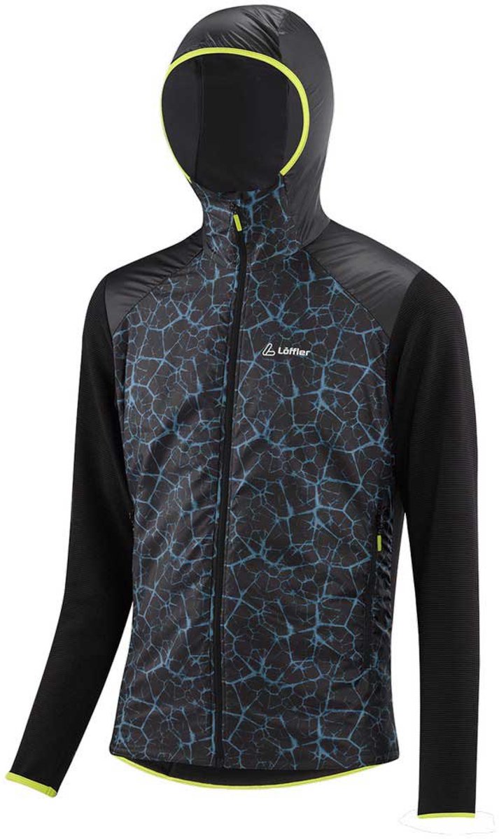 Loeffler Frozen Pl Active Fleece Met Volledige Rits Man Zwart