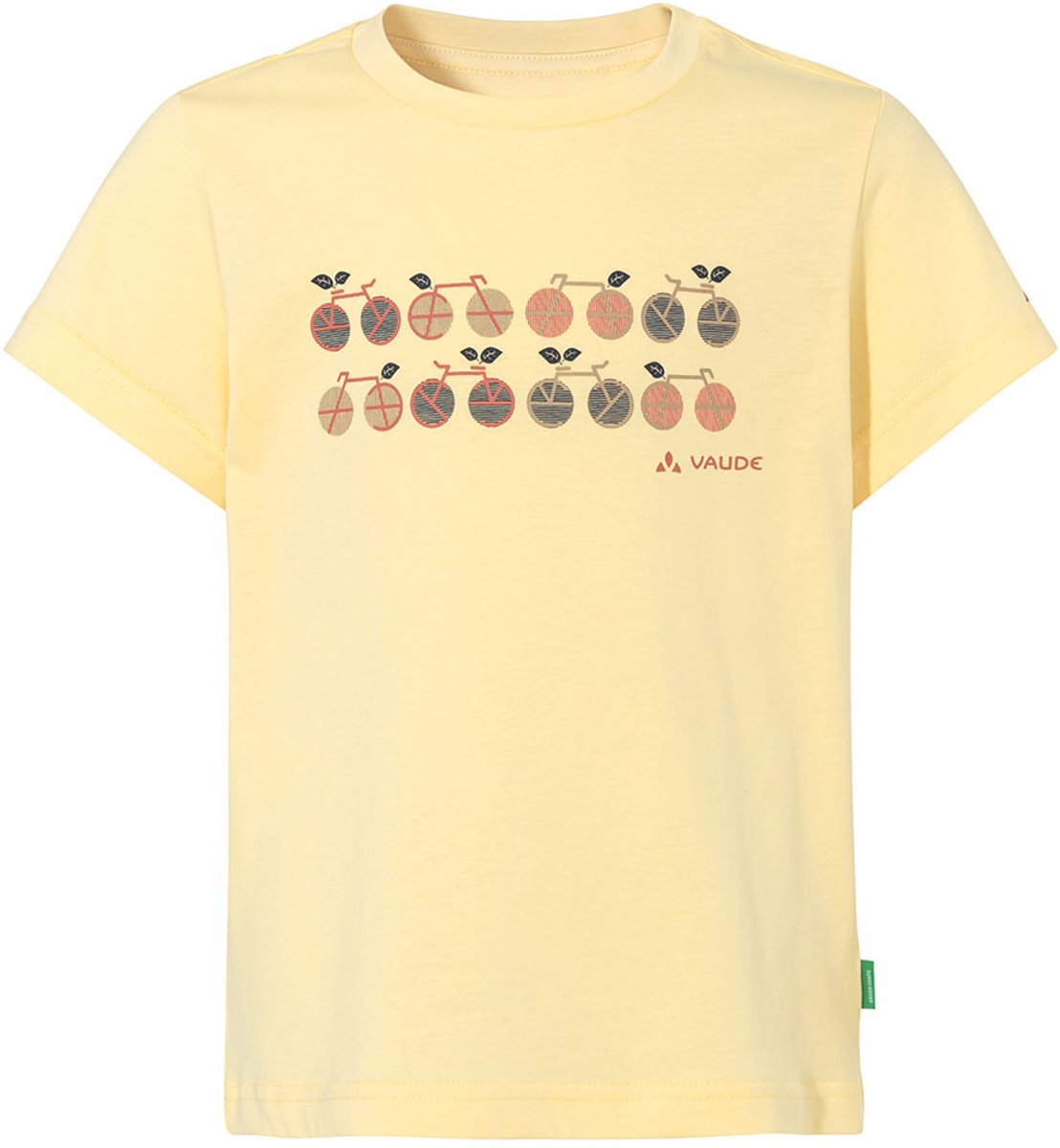 Vaude Bike Lezza T-shirt Met Korte Mouwen -116 cm Jongen Creme