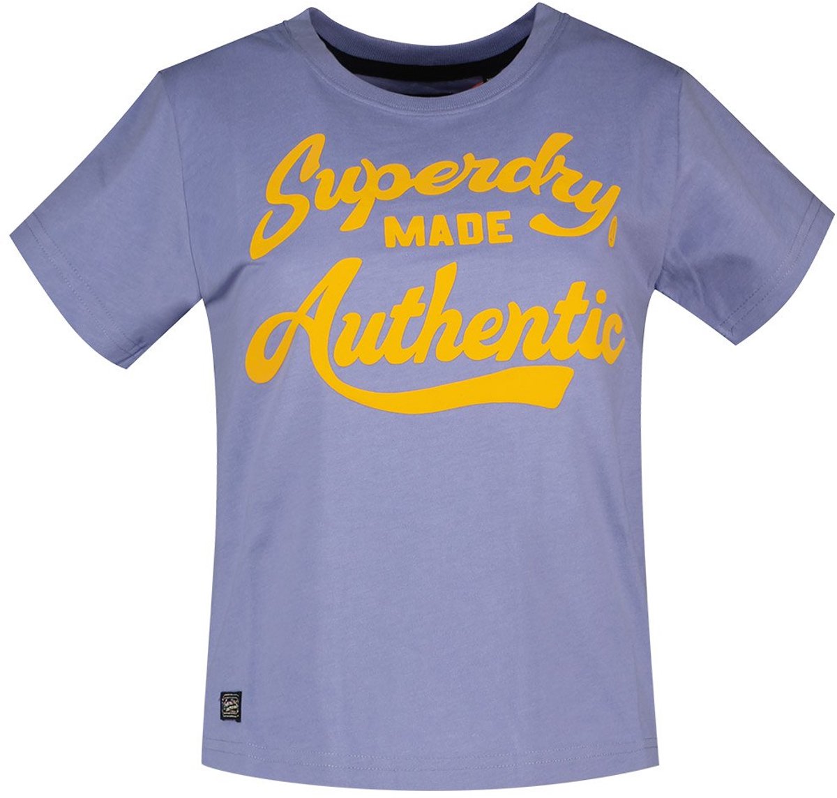 Superdry Archive Neon T-shirt met grafische print Dames T-shirts Violet Marl
