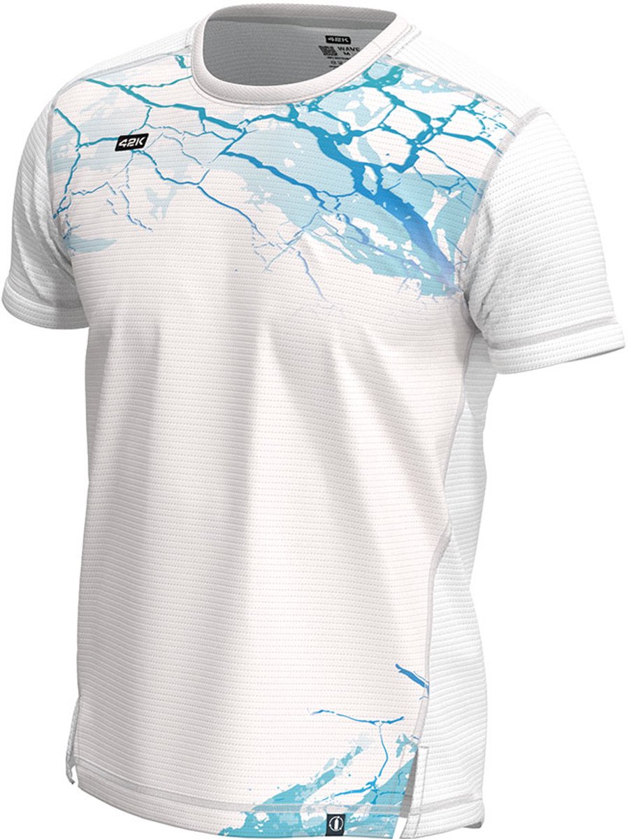 42k Running Pangea T-shirt Met Korte Mouwen Wit S