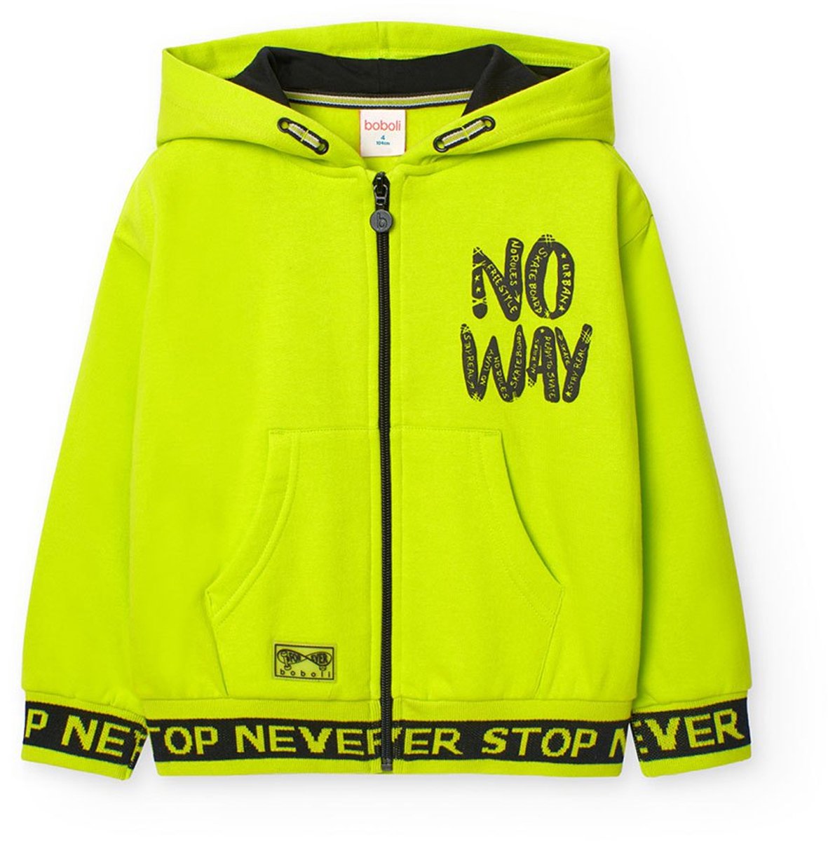 Boboli Fleece Jas 16 Years Jongens Meisjes Groen