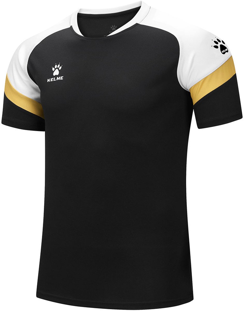 Kelme Football T-shirt Met Korte Mouwen Zwart XS Man