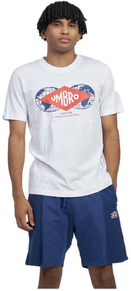 Umbro International T-shirt Met Korte Mouwen Wit 2XL Man