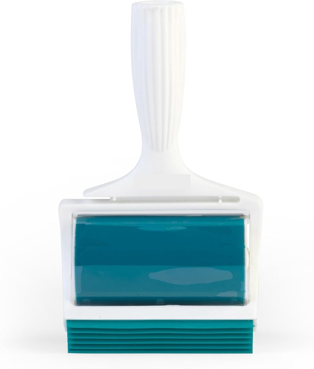 Famanu LA072597EU Pet Plus+ draagbare TPR-gelpluisroller met wisser, wasbare en herbruikbare haarverwijderaar voor huisdieren, draagbaar, perfect voor honden- en kattenhaar, pluisjes, dons, pluisjes, pluisjes, pluisjes en pluisjes op kleding en bekle