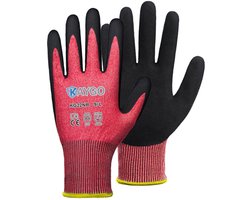 Kaygo KG22NR Cut Resistant Work Gloves - Maat L - Werkhandschoenen - Anti Snij - Coating op Vingers en Palm - Snijbestendige Werkhandschoenen