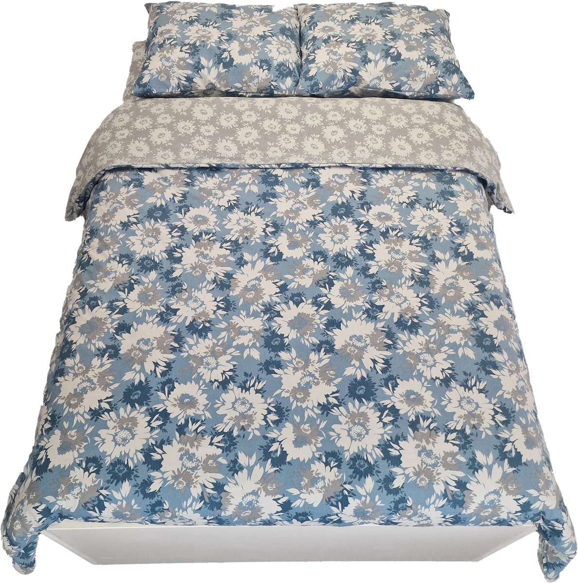 Sofiben-Dekbedovertrek-Budgetline-Chrysante doorlopende rits over 3 zijden-afm:-140x200