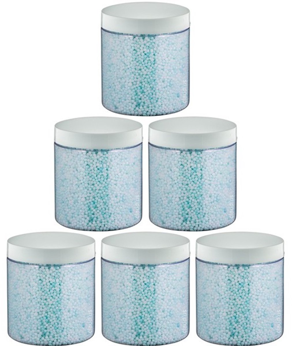 Badkaviaar Hamam - 200 gram - met witte deksel - set van 6 Stuks - bad parels voor in bad