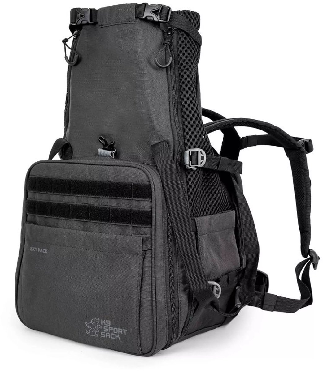 K9 Sport Sack SkyPack SMALL – 2-in-1 Hondendraagzak & Vliegtuig Reistas - airline-goedgekeurd