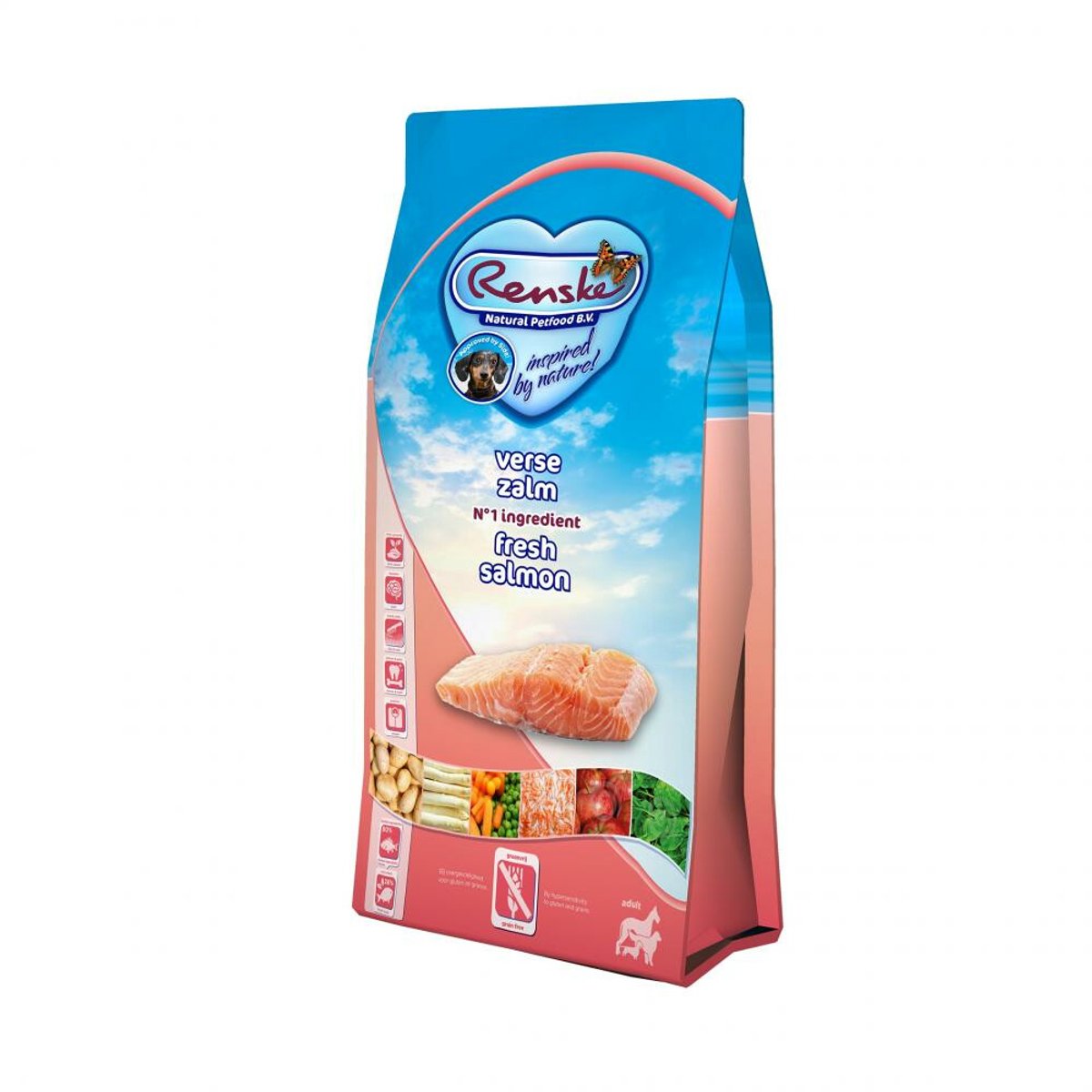 Renske Super Premium Graanvrij Adult Hondenvoer Zalm – 8 x 600 gr – Voordeelverpakking Renske Super Premium Graanvrij Adult Hondenvoer Zalm – 8 x 600 gr – Voordeelverpakking