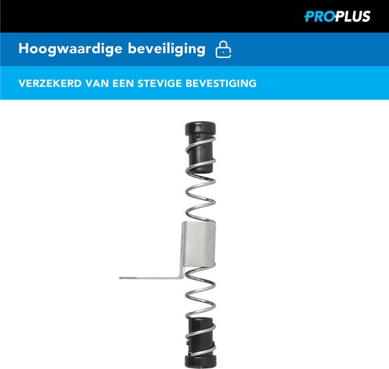 Ressort de câble de remorque ProPlus - 218 mm - Protecteur de câble - Support de câble - Ressort de tension - Soulagement de traction - Universel - Pour caravanes et remorques