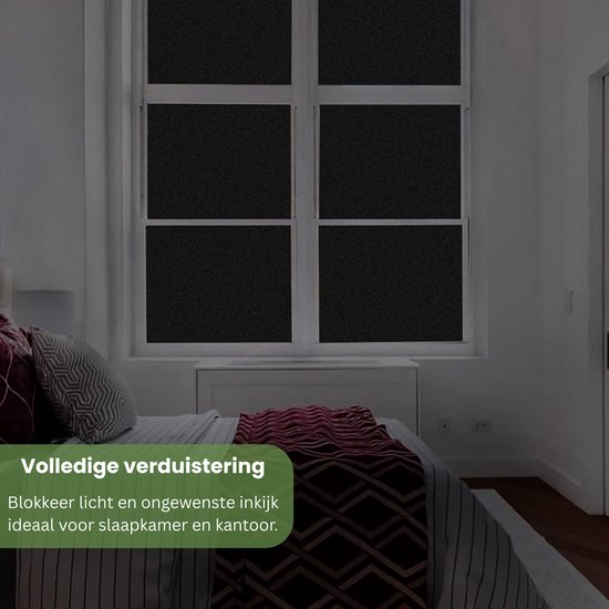 Raamfolie voor kantoor kamer met privacy met eigen logo