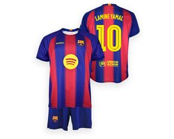 Lamine Yamal FC Barcelona Voetbaltenue Thuis - 2025-2026 - Voetbaltenue Kinderen - Shirt en Broekje - Jongens en Meisjes --116