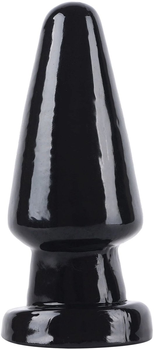 Lusty - Grote Zwarte Buttplug - Butt Plug 17 cm en Diameter Max 6.5 cm