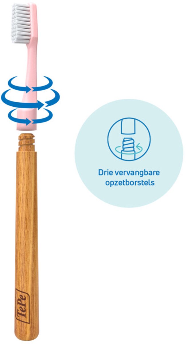 TePe Tandenborstel Choice Soft Roze - 6 x 3 stuks - Voordeelverpakking