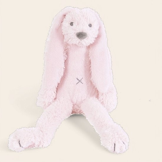 Luiertaart 3 laags roze met Rabbit Richie - Perfect Kraamcadeau van BamBam — afbeelding 4