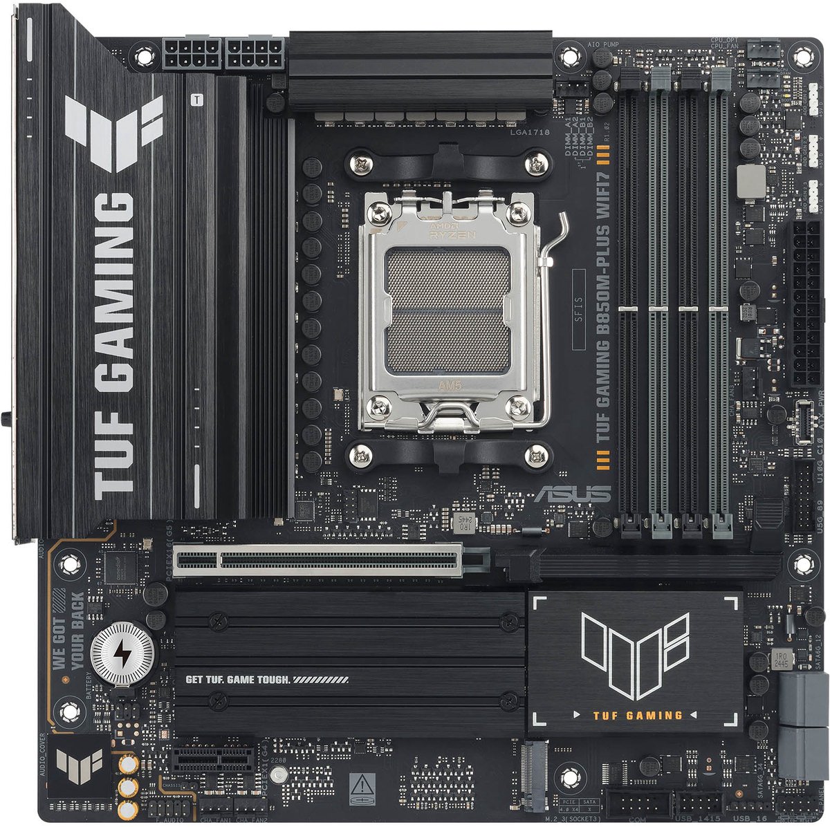 ASUS TUF GAMING B850M-PLUS WIFI7 AMD B850 Socket AM5 micro ATX
