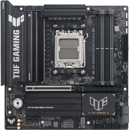 ASUS TUF GAMING B850M-PLUS II B850 Socket AM5 micro ATX