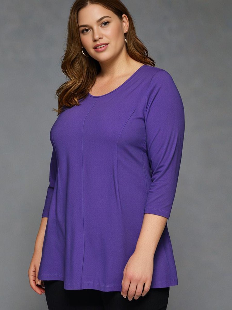SHIRT A-LINE 3/4 MOUW PAARS