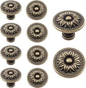 Boutons pour meubles en zamac et cristal Diamètre 30mm chrome poli Lot de 25