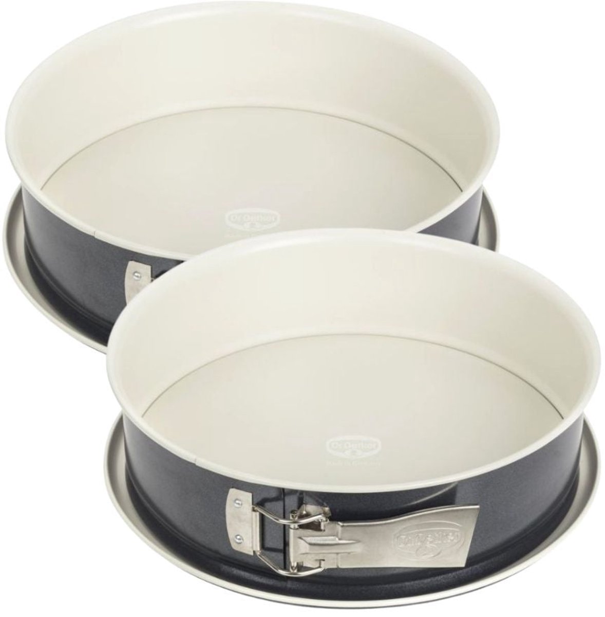 Set van 2 springvormen met scharnier 26 cm Dr. Oetker Back-Trend