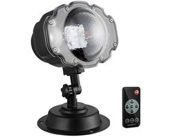 Outdoor Snow Projector - Buiten Sneeuw Projector - Waterproof - Met Afstandbedinieng - Tuinverlichting - Holiday Charms - Dynamische led-sneeuwvlokken