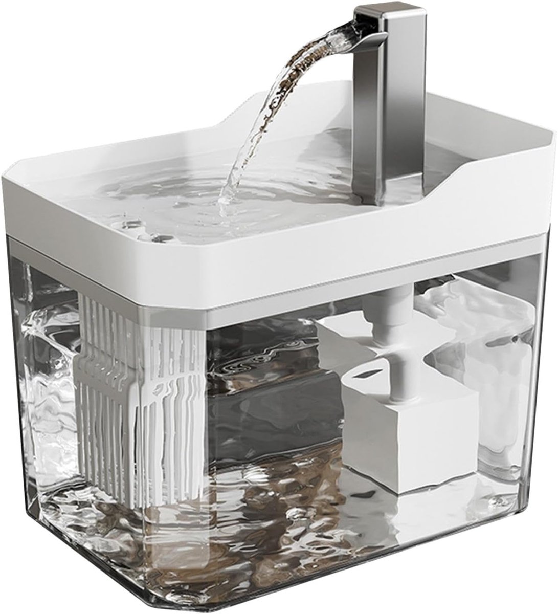 Drinkfontein voor huisdieren-Grote capaciteit-verwijderbaar-1pc Drinkfontein voor huisdieren-Grote capaciteit-verwijderbaar-1pc