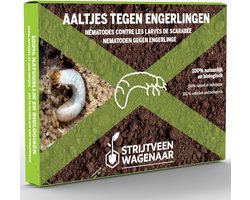 Aaltjes Tegen Engerlingen 50m² - Biologische Bestrijding – Engerlingen Bestrijden - Afweermiddelen - Meikever - Rozenkever