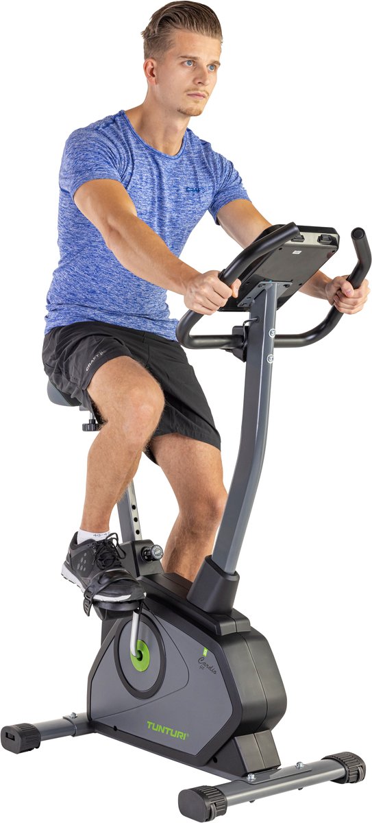 Tunturi Cardio Fit E35 Hometrainer met ergometer - Fitness fiets met 12 verschillende trainingsprogramma's