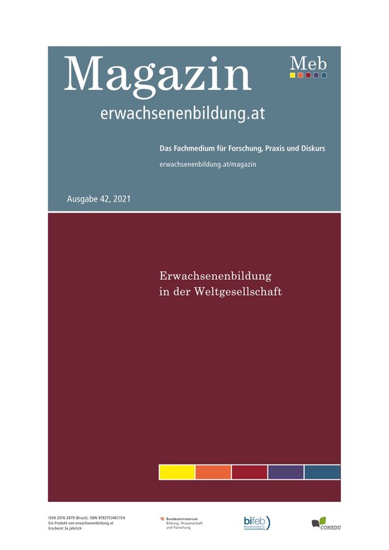 Erwachsenenbildung in der Weltgesellschaft - cover