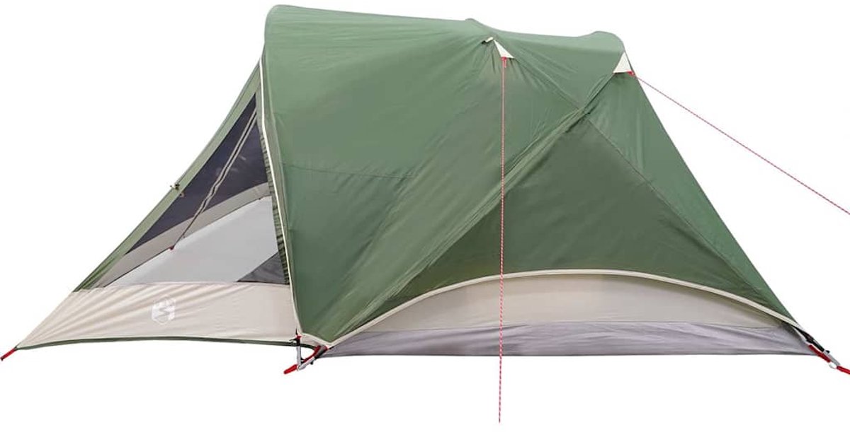 vidaXL - Tent - 4-persoons - waterdicht - groen – foto 4