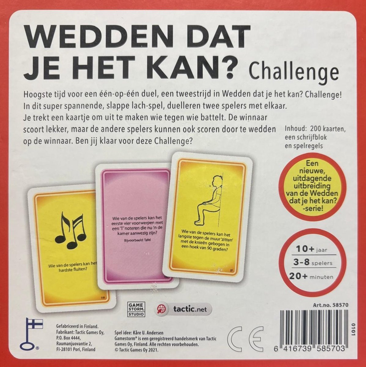 Tactic Wedden Dat Je Het Kan? Challenge! – Bordspel – Familiespel – Partyspel – 3-8 Spelers – Vanaf 10 jaar — cadeau in Spellen & Speelgoed - foto 3
